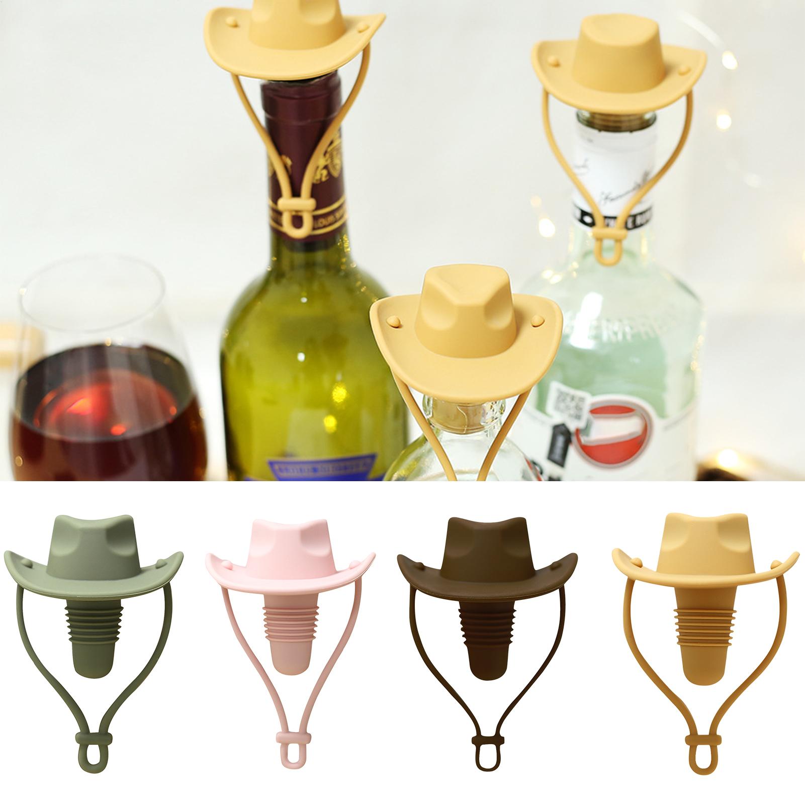 Kitchen Gadgets Men - Cowboyhoed Wijnstopper Cowboyhoed Champagneflesstopper Siliconen drankconservering