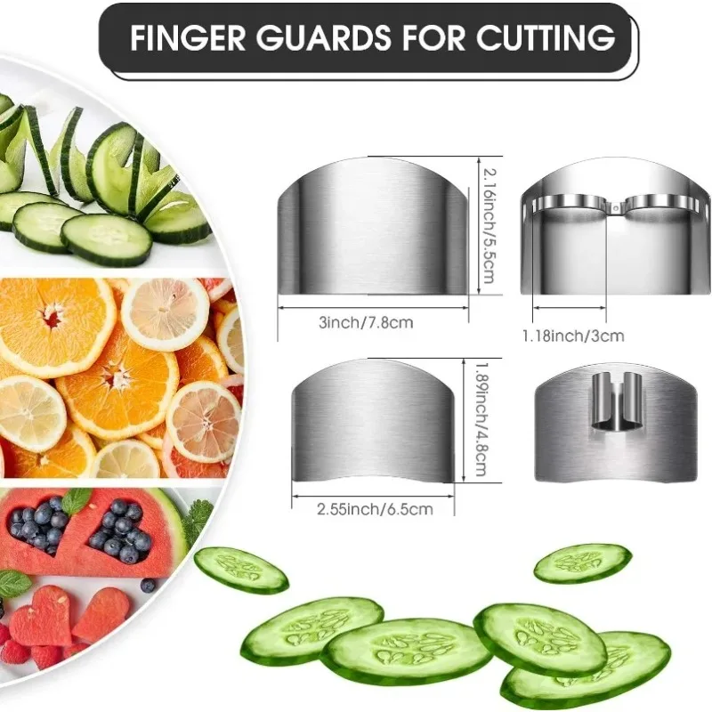 Kitchen Gadgets To Have - Vingerbeschermer van roestvrij staal, keukenbescherming voor