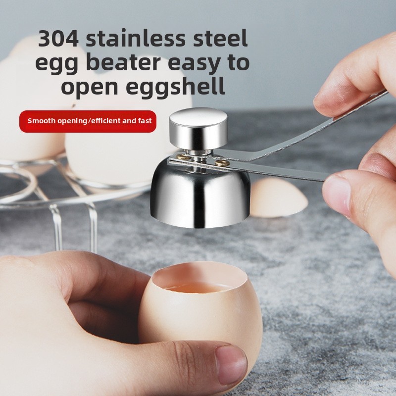Kitchen Gadgets For Seniors - Eierschaalopener van roestvrij staal, eieropener, keukenhulpjes,