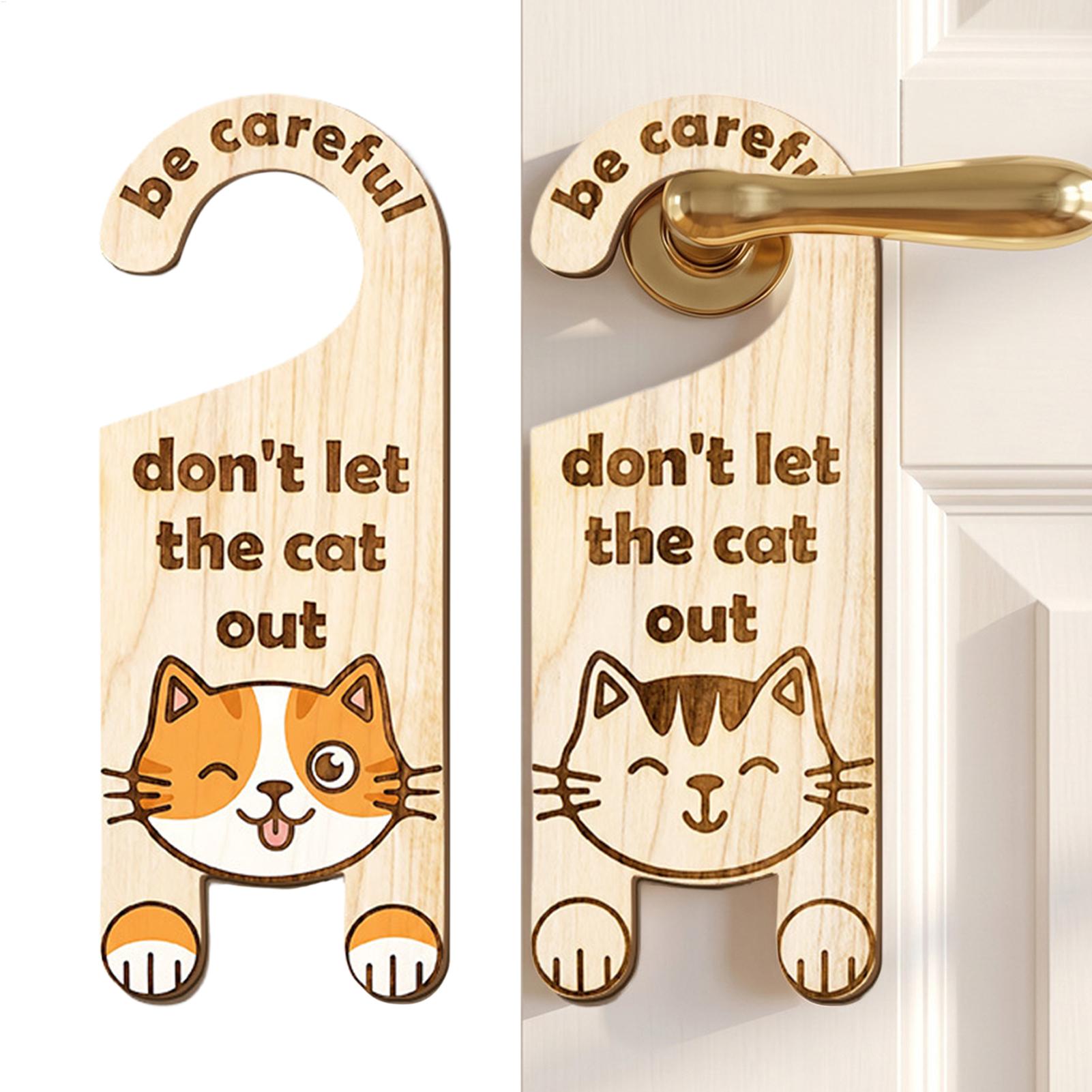 Kitchen Gadgets Gift - Grappig 'Laat de kat niet uit'