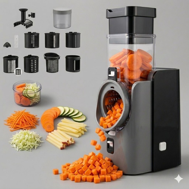 Kitchen Gadgets Electric - 220V Elektrische groentesnijder Multifunctionele huishoudelijke aardappelradijs