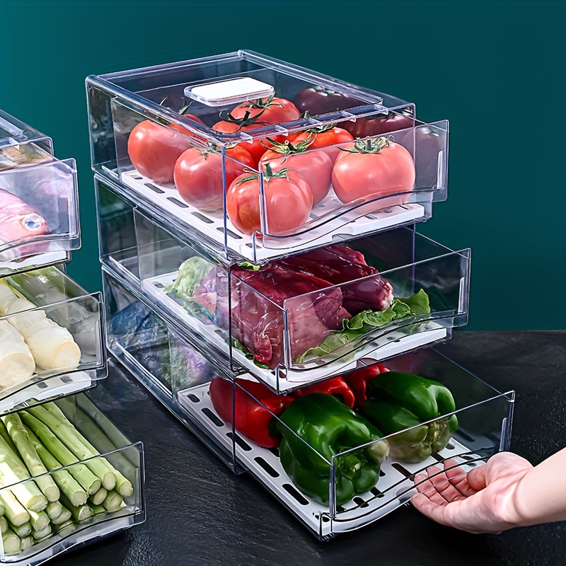 Kitchen Gadgets Rack - 1 Pckeuken Koelkast Opbergdoos Lade Type