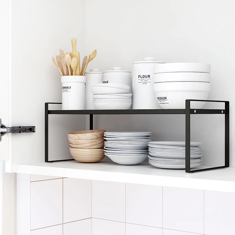 Kitchen Gadgets Rack - Stalen Keuken Gerechten Kom Opbergrek Keukengerei