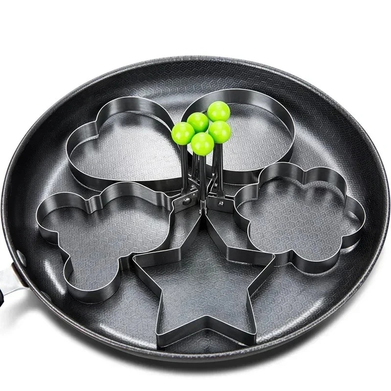 Kitchen Gadgets To Have - 1-3 stuks roestvrijstalen hartvormige gebakken eiervorm