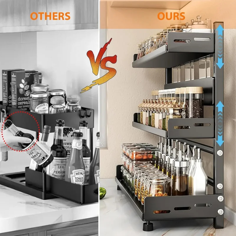 3-laags kruidenrek voor aanrec - Kitchen Gadgets Rack recensie en prijs