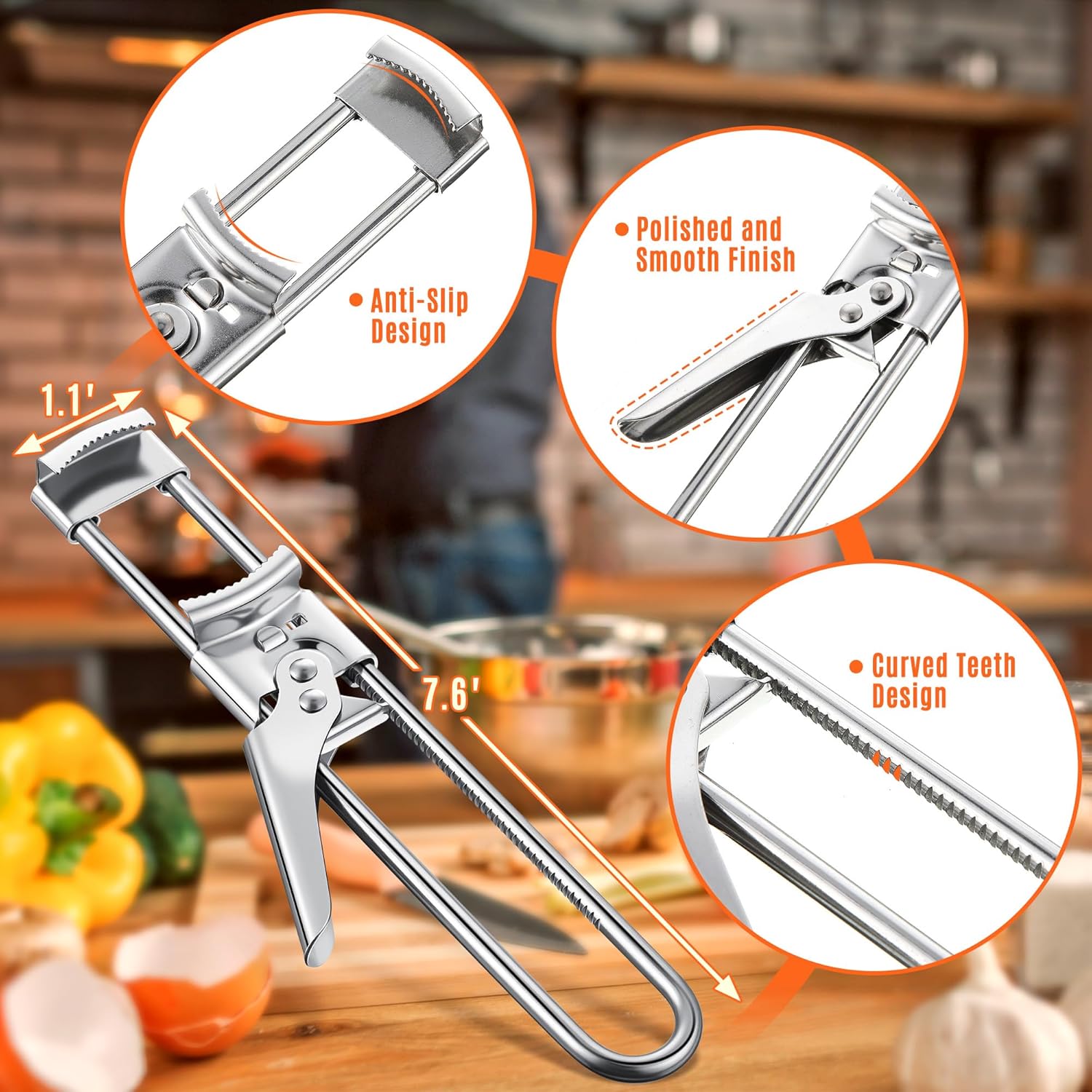 Verstelbare roestvrijstalen po - Kitchen Gadgets Men recensie en prijs