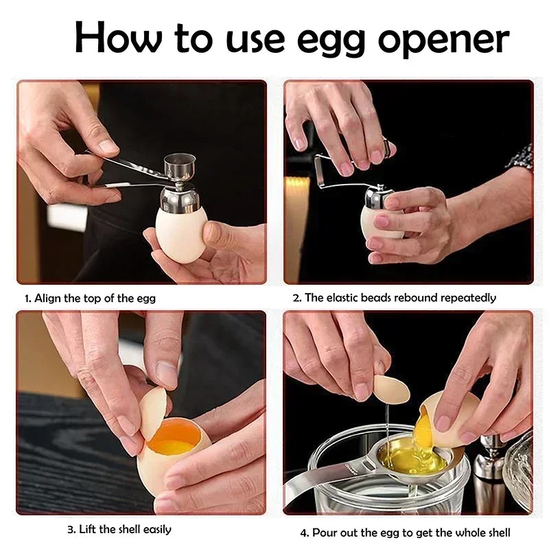 Eierschaalopener van roestvrij - Kitchen Gadgets For Seniors recensie en prijs