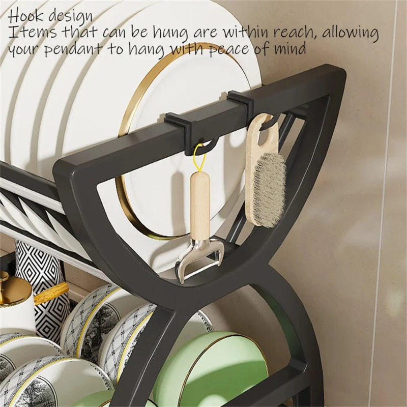 2-laags afdruiprek voor de keu - Kitchen Gadgets Rack recensie en prijs