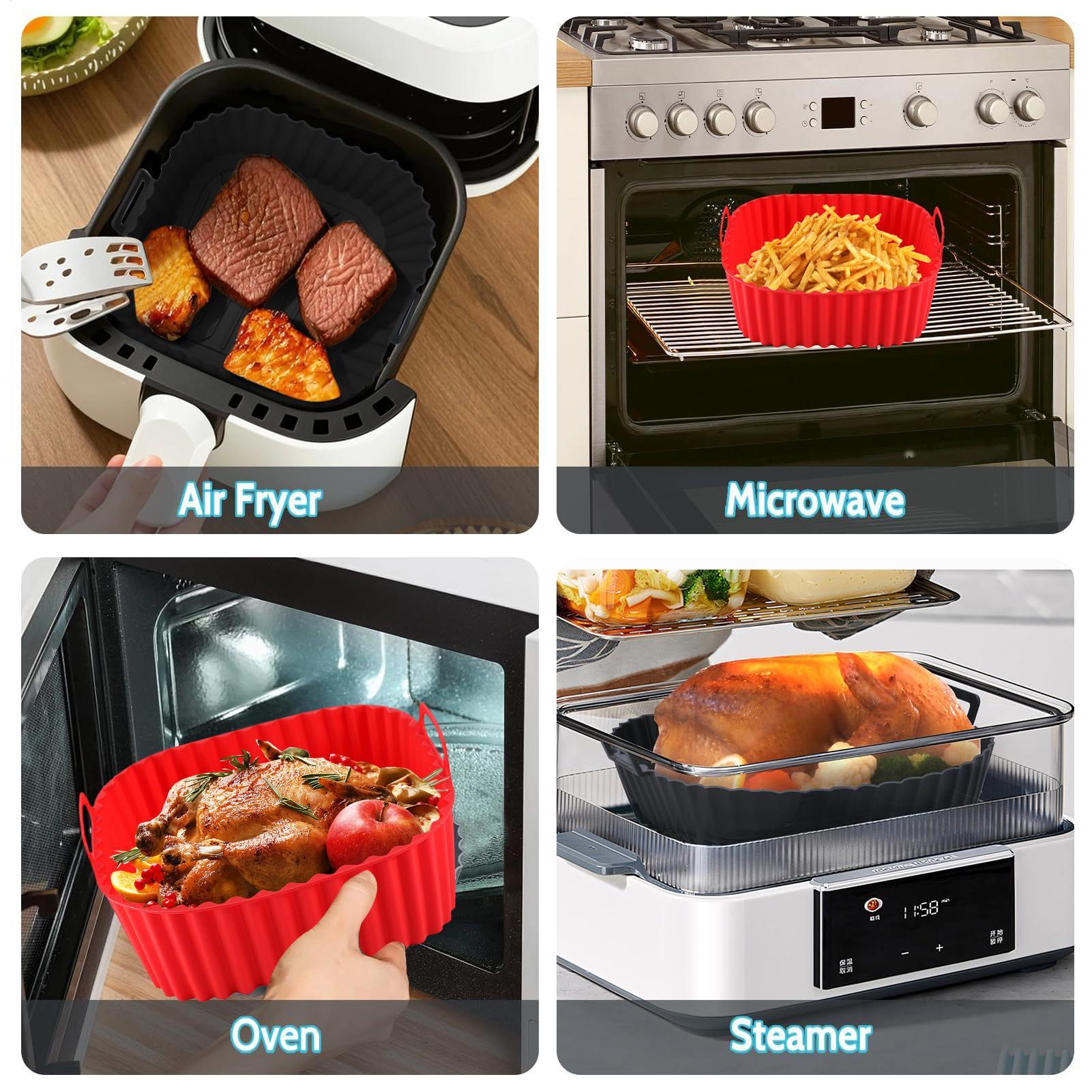 Siliconen Airfryer Liners Pot  - Kitchen Gadgets Men recensie en prijs