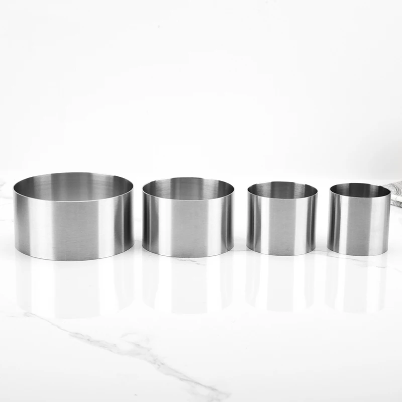 4 Stuks Ronde Rvs Mousse Ring  - Kitchen Gadgets For Seniors recensie en prijs