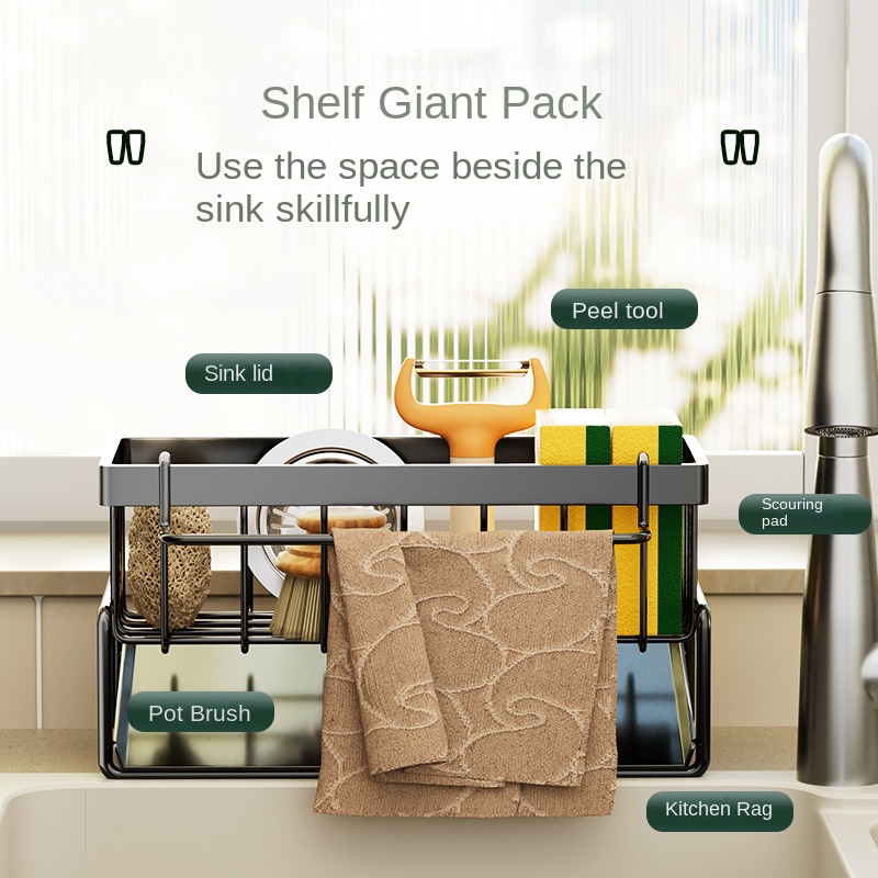Keukenrek van roestvrij staal, - Kitchen Gadgets Rack recensie en prijs