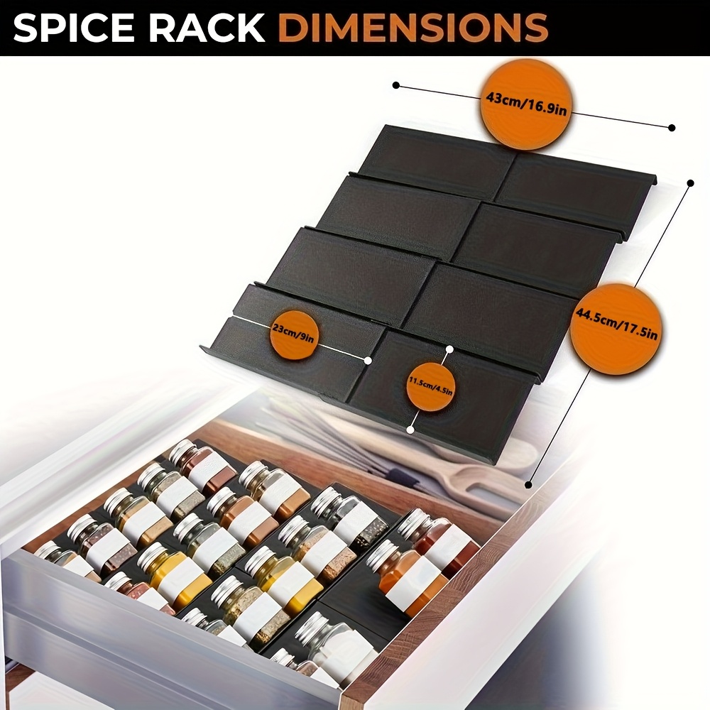 6-delige uitbreidbare kruidenl - Kitchen Gadgets Rack recensie en prijs