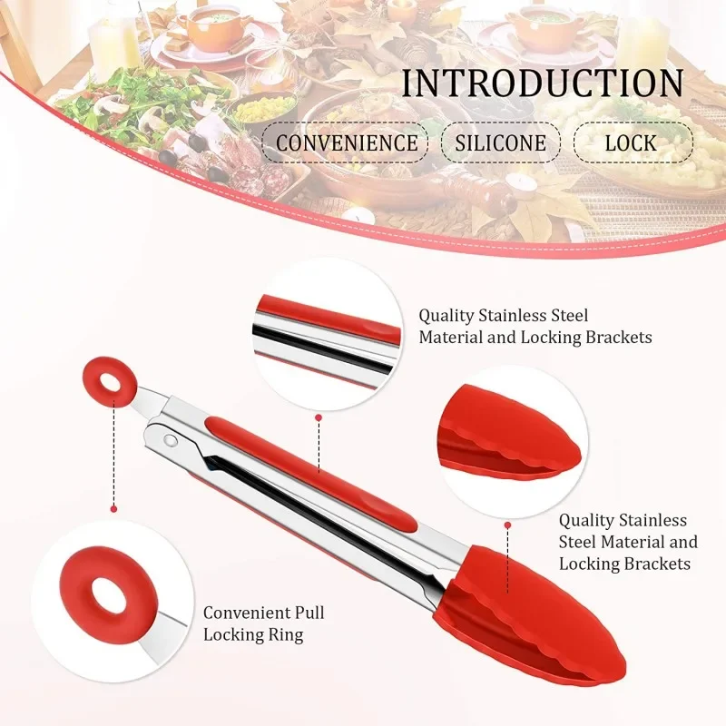 1 st Siliconen Voedseltangen R - Kitchen Gadgets Gift recensie en prijs